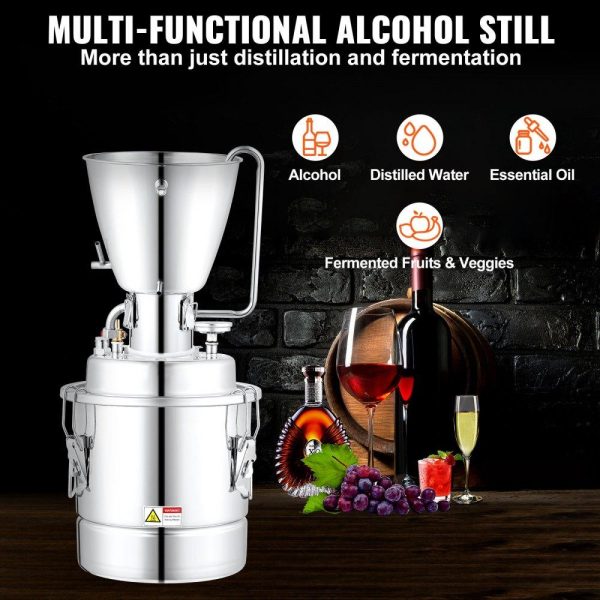 Beverage Equipment | 13 Gal Alcohol Distiller Machine Brewing Equipment DIY Whiskey Home Still Beverage Equipment Beverage Equipment