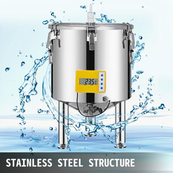 Beverage Equipment | 14 Gallon Stainless Steel Brew Fermenter Home Brewing Brew Bucket Fermenter With conical base Brewing Equipment Beverage Equipment Beverage Equipment