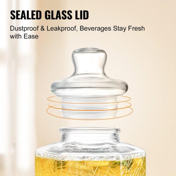 Beverage Equipment | Beverage Dispenser, 2.5 Gallon Drink Dispensers for Parties, Glass Juice Dispenser with Stand, Stainless Steel Spigot, Iced Tea Lemonade Juice Water Dispenser, for Restaurants, Hotels, Parties Beverage Equipment Beverage Equipment