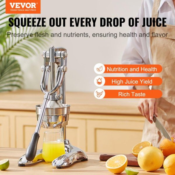 Beverage Equipment | Citrus Juice Press, Hand Press Orange Juicer Press, Commercial Grade Manual Citrus Juicer Lemon Squeezer, Easy-to-Clean Fruit Press Juicer for Lemon Pomegranate Orange Juice Beverage Equipment Beverage Equipment