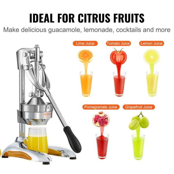 Beverage Equipment | Citrus Juice Press, Hand Press Orange Juicer Press, Commercial Grade Manual Citrus Juicer Lemon Squeezer, Easy-to-Clean Fruit Press Juicer for Lemon Pomegranate Orange Juice Beverage Equipment Beverage Equipment