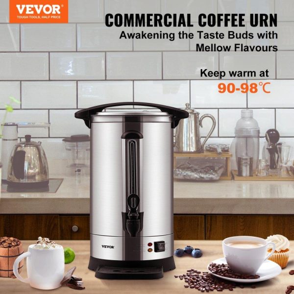 Beverage Equipment | Commercial Coffee Urn 65 Cup Stainless Steel Coffee Dispenser Fast Brew Beverage Equipment Beverage Equipment