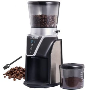 Beverage Equipment | Conical Burr Grinder, Electric Adjustable Burr Mill with 51 Precise Grind Setting, 9.7-Ounce 13 Cups Coffee Bean Grinder, Perfect for Drip, Mocha, Hand Brew, French Press, Espresso, Silver Beverage Equipment Beverage Equipment