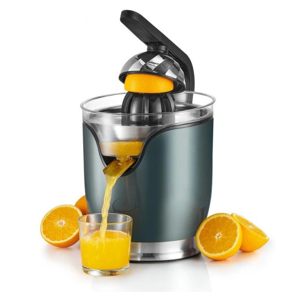 Beverage Equipment | Electric Citrus Juicer, Orange Juice Squeezer with Two Size Juicing Cones, 150W Stainless Steel Orange Juice Maker with Soft Grip Handle, For Oranges, Grapefruits, Lemons and Other Citrus Fruits Beverage Equipment Beverage Equipment