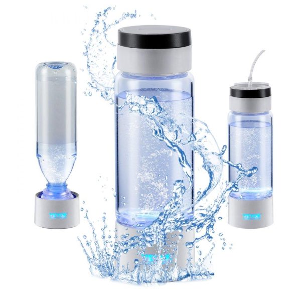 Beverage Equipment | Hydrogen Water Bottle Generator, 380 ml / 13.4 oz Capacity Portable Hydrogen Water Maker, SPE Technology Hydrogen Rich Water Ionizer Machine with Nasal Inhalation Tube and Self-Cleaning Beverage Equipment Beverage Equipment