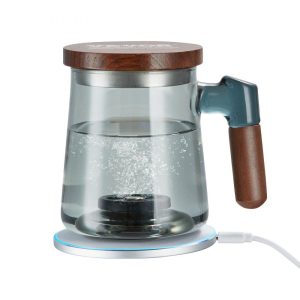 Beverage Equipment | Hydrogen Water Cup, 400 ml / 14.1 oz Hydrogen Generator, SPE Technology Portable Hydrogen Water Ionizer Machine with Wireless Charging Base, Hydrogen Rich Water Bottle Glass Health Cup Beverage Equipment Beverage Equipment