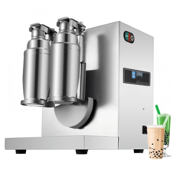 Beverage Equipment | Milk Tea Shaker Double Frame Milk Tea Shaking Machine 400r per Minute Stainless Steel Auto Tea Milk Making Machine for Boba Milk Tea Beverage Equipment Beverage Equipment