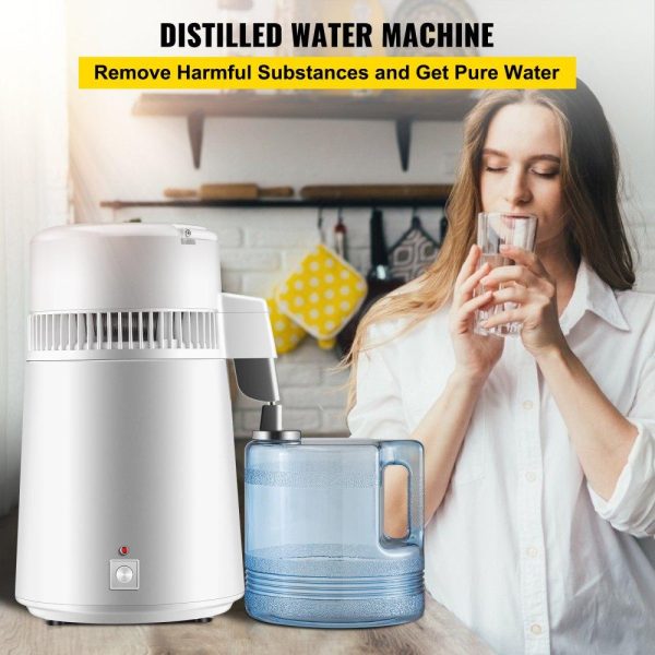 Beverage Equipment | Newest 4L Dental  Medical Pure Water Distiller All Stainless Steel Internal Beverage Equipment Beverage Equipment