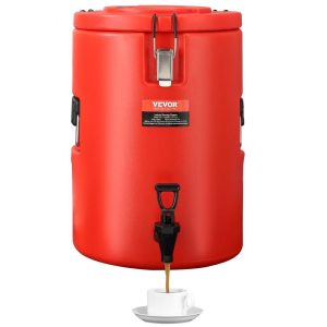 Beverage Equipment | Stainless Steel Insulated Beverage Dispenser, 4.5 Gallon 17.2 Liter, Thermal Hot and Cold Drink Server Dispenser with Spigot Handle, Food-grade for Hot Tea Coffee Water Restaurant Drink Shop Beverage Equipment Beverage Equipment