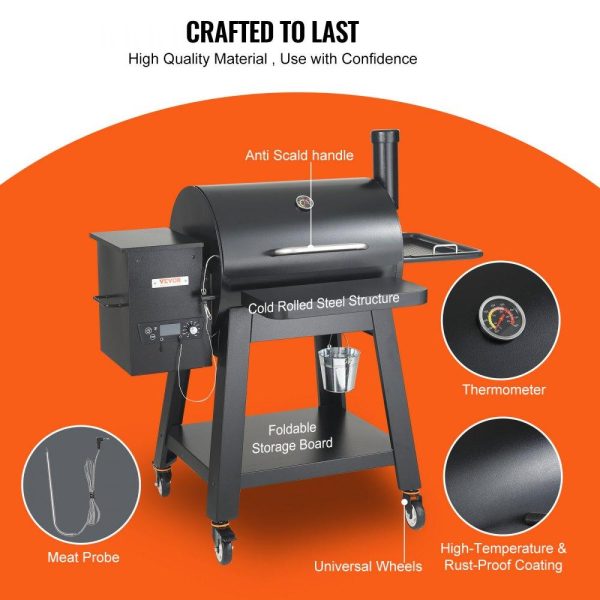 Cooking Equipment | 53″ Heavy Duty Charcoal Grill BBQ Portable Grill with Cart Outdoor Cooking Cooking Equipment Cooking Equipment