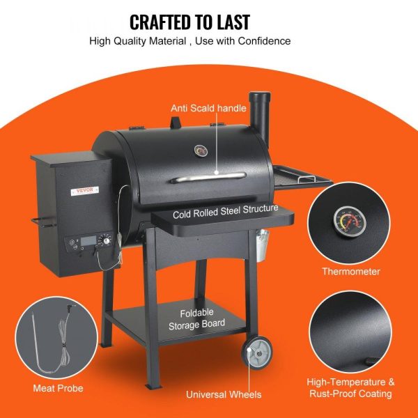 Cooking Equipment | 53″ Heavy Duty Charcoal Grill BBQ Portable Grill with Cart Outdoor Cooking Cooking Equipment Cooking Equipment