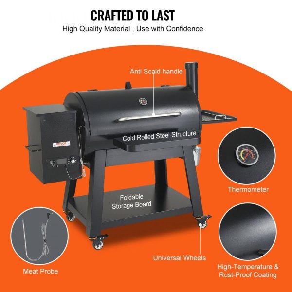 Cooking Equipment | 62″ Heavy Duty Charcoal Grill BBQ Portable Grill with Cart Outdoor Cooking Cooking Equipment Cooking Equipment