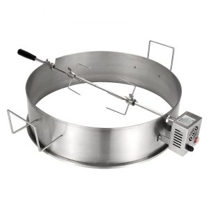 Cooking Equipment | BBQ Rotisserie Ring Kit for 22″ Kettle Charcoal Grills Stainless Steel Cooking Equipment Cooking Equipment