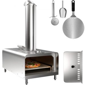 Cooking Equipment | Outdoor Pizza Oven 12″, Wood Fired Ovens, Stainless Steel Portable Pizza Oven, Wood Pellet Burning Pizza Maker Ovens with Accessories for Outdoor Cooking (Rectangle) Cooking Equipment Cooking Equipment