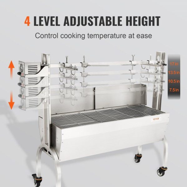 Cooking Equipment | Roaster Spit Rotisserie BBQ Grill Pig Lamb Chicken Roaster 50W 132LBS Cooking Equipment Cooking Equipment