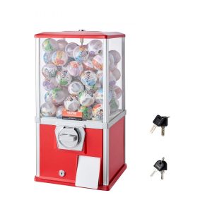 Food Display & Merchandising Equipment | 21″H Gumball Machine Vending Coin Bank Vintage Gumballs Dispenser PS Red Red Food Display & Merchandising Equipment Food Display & Merchandising Equipment