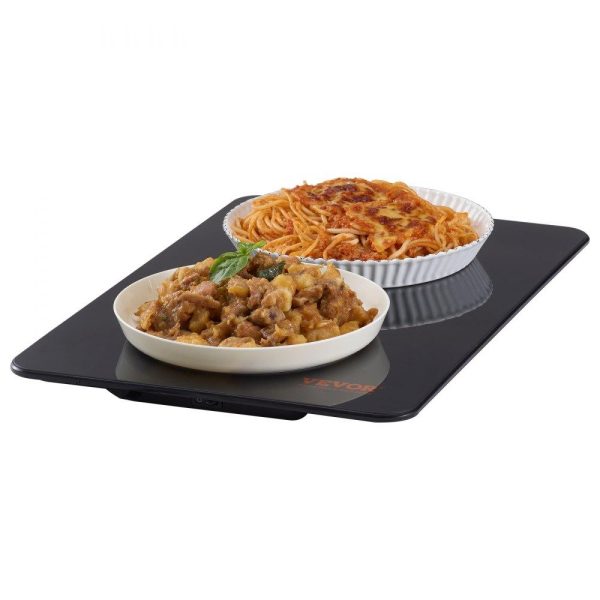 Food Holding & Warming Equipment | Electric Warming Tray, 16.5″ x 11″ Portable Tempered Glass Heating Tray with Temperature Control (65-90℃), Perfect for Dinner, Catering, House, Parties, Events, Entertaining and Holiday, Black Food Holding & Warming Equipment Food Holding & Warming Equipment