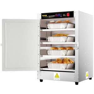 Food Holding & Warming Equipment | Hot Box Food Warmer, 16″x16″x24″ Concession Warmer with Water Tray, Four Disposable Catering Pans, Countertop Pizza, Patty, Pastry, Empanada, Concession Hot Food Hold Tested to UL Standards Food Holding & Warming Equipment Food Holding & Warming Equipment