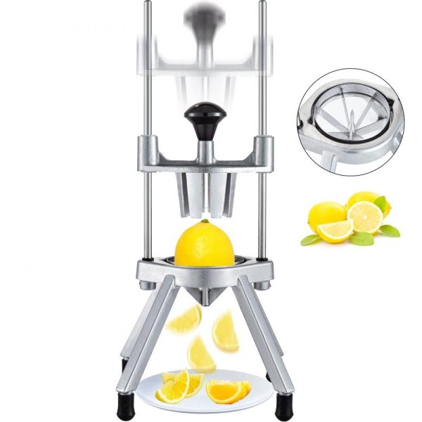 Food Preparation Equipment | 6-Section Commercial Easy Wedger Stainless Steel Blade Fruit Lime Slicer, Lemon Cutter for Home Bar Restaurant Food Preparation Equipment Food Preparation Equipment