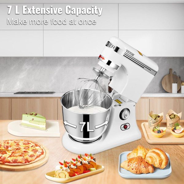 Food Preparation Equipment | 600W Stand Mixer 11-Speed Tilt-Head Dough Mixer 7.4 Qt Bowl 3 Attachments Food Preparation Equipment Food Preparation Equipment