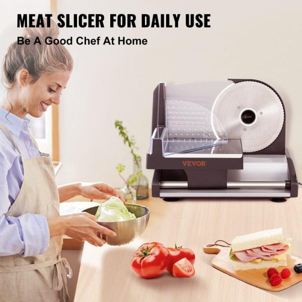 Food Preparation Equipment | 7.5″ Meat Slicer 200W Electric Deli Slicer for Meat Veggie Bread Food Preparation Equipment Food Preparation Equipment