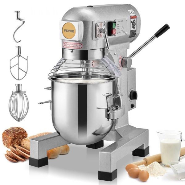 Food Preparation Equipment | Commercial Food Mixer 10L 3-Speed Stand Dough Mixer 550W for Restaurant Food Preparation Equipment Food Preparation Equipment