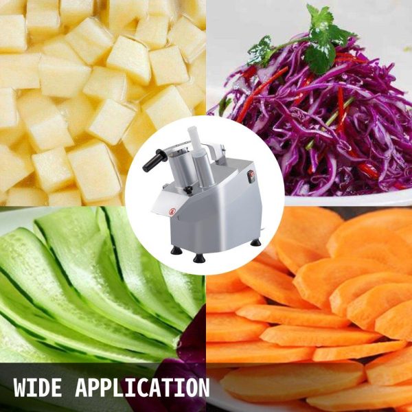 Food Preparation Equipment | Commercial Food Processor Vegetable Cheese Cutter W/ 7 Disks, Ce Approved Food Preparation Equipment Food Preparation Equipment