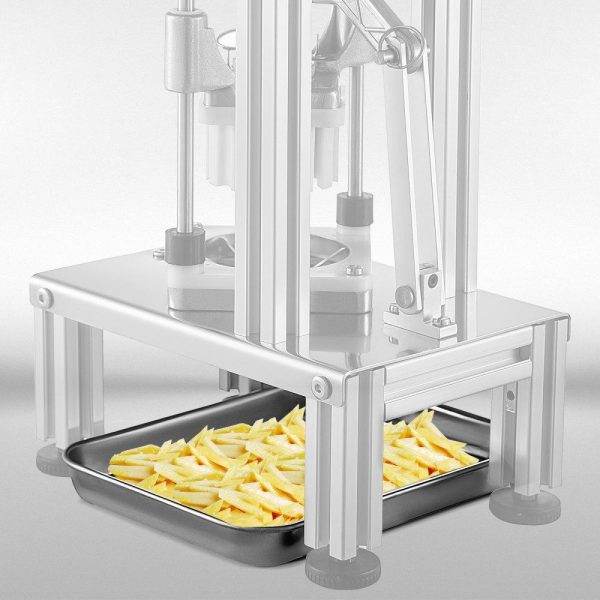 Food Preparation Equipment | Commercial French Fry Cutter with 4 Replacement Blades, 1/4″ and 3/8″ Blade Easy Dicer Chopper, 6-Wedge Slicer and 6-Wedge Apple Corer, Lemon Potato Cutter for French Fries with Extended Handle Food Preparation Equipment Food Preparation Equipment