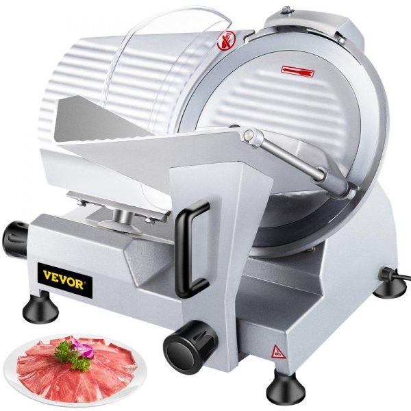 Food Preparation Equipment | Commercial Meat Slicer,12 inch Electric Meat Slicer Semi-Auto 420W Premium Carbon Steel Blade Adjustable Thickness, Deli Meat Cheese Food Slicer Commercial and for Home use,Sliver Food Preparation Equipment Food Preparation Equipment