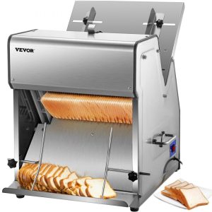 Food Preparation Equipment | Commercial Toast Bread Slicer, 12mm Thickness Electric Bread Cutting Machine, 31PCS Commercial Bakery Bread Slicer, 110V Toast Cutter Cutting Machine, Bread Cutter for Bread Sheet Cutter Cutting Food Preparation Equipment Food Preparation Equipment