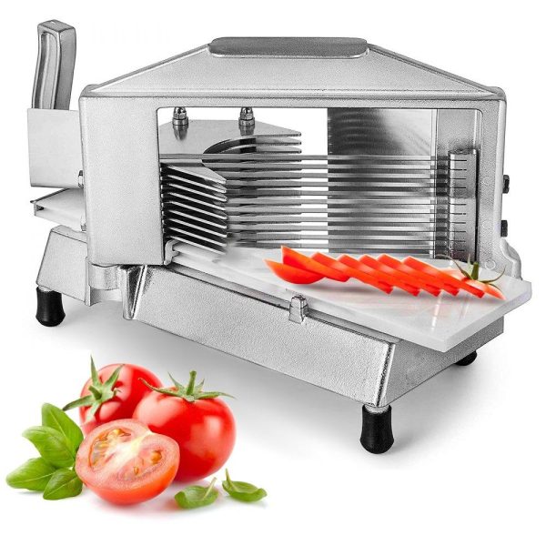 Food Preparation Equipment | Commercial Tomato Slicer 1/4″ Heavy Duty Cutter with Built-in Cutting Board for Restaurant or Home Use Food Preparation Equipment Food Preparation Equipment