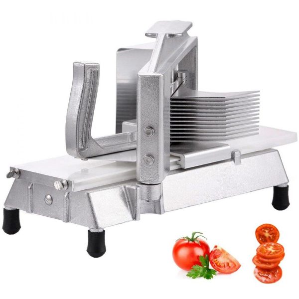 Food Preparation Equipment | Commercial Tomato Slicer 3/16 inch Heavy Duty Tomato Slicer Tomato Cutter with Built-in Cutting Board for Restaurant or Home Use (3/16 inch) Food Preparation Equipment Food Preparation Equipment