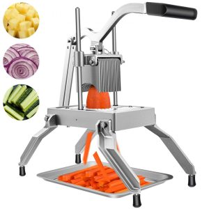 Food Preparation Equipment | Commercial Vegetable Fruit Dicer 3/16″ Blade Onion Cutter Heavy Duty Stainless Steel Removable and Replaceable Kattex Chopper Tomato Slicer with Tray Perfect for Pepper Potato Mushroom Food Preparation Equipment Food Preparation Equipment