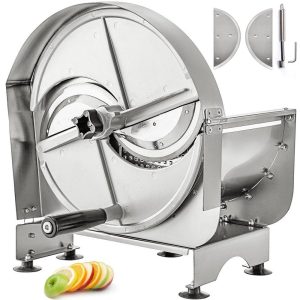 Food Preparation Equipment | Commercial Vegetable Slicer, 0.2-12mm Adjustable Thickness Manual Vegetable Slicer, Stainless Steel Multifunctional Commercial Manual Slicer, for Slicing Fruit Lemon Onion Cabbage Food Preparation Equipment Food Preparation Equipment