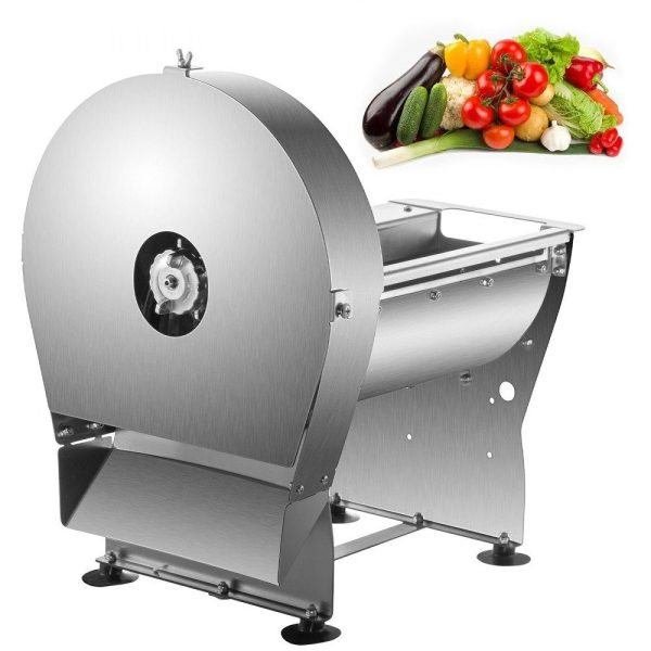 Food Preparation Equipment | Electric Food Slicer, 10In Manual Vegetable Fruit Slicer, 0-0.4 In Adjustable Thickness Fruit Slicer Machine with Removable Stainless Steel Blade, Non-Slip Feet Commercial Food Slicer, Silver Food Preparation Equipment Food Preparation Equipment