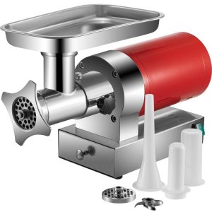 Food Preparation Equipment | Electric Meat Grinder, 661 Lbs/Hour1100 W Meat Grinder Machine, 1.5 HP Electric Meat Mincer with 2 Grinding Plates, Sausage Kit Set Meat Grinder Heavy Duty, Home Kitchen & Commercial Use Red Food Preparation Equipment Food Preparation Equipment