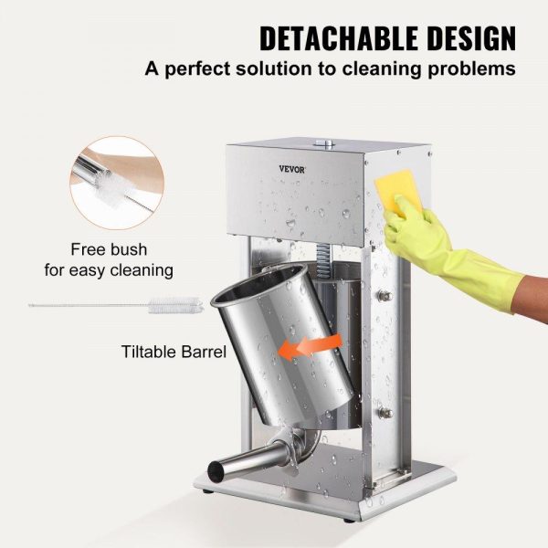 Food Preparation Equipment | Electric Sausage Stuffer 10L Variable Speed Sausage Maker Stainless Steel Food Preparation Equipment Food Preparation Equipment