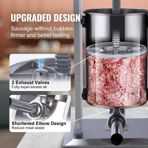 Food Preparation Equipment | Electric Sausage Stuffer 12 L Vertical Meat Stuffer 304 Stainless Steel Food Preparation Equipment Food Preparation Equipment