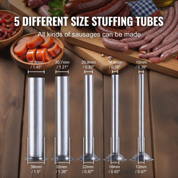 Food Preparation Equipment | Electric Sausage Stuffer 12 L Vertical Meat Stuffer 304 Stainless Steel Food Preparation Equipment Food Preparation Equipment