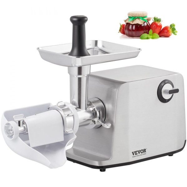 Food Preparation Equipment | Electric Tomato Strainer, 700W Tomato Sauce Maker Machine, 100 LBS/H Food Strainer and Sauce Maker, Փ45mm Commercial Grade Food Mill with Reverse Function for Tomato Strawberry Blueberry Sauce Food Preparation Equipment Food Preparation Equipment