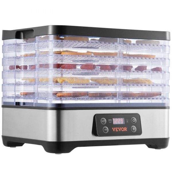 Food Preparation Equipment | Food Dehydrator Machine, 5-Tray Fruit Dehydrator, 300W Electric Food Dryer w/ Digital Adjustable Timer & Temperature for Jerky, Herb, Meat, Beef, Fruit, Dog Treats and Vegetables, ETL Listed Food Preparation Equipment Food Preparation Equipment