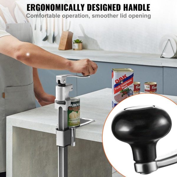 Food Preparation Equipment | Manual Can Opener, Commercial Table Opener for Large Cans, Heavy Duty Can Opener with Base, Adjustable Height Industrial Jar Opener For Cans Up to 15.7″ Tall, for Restaurant Hotel Home Bar Food Preparation Equipment Food Preparation Equipment