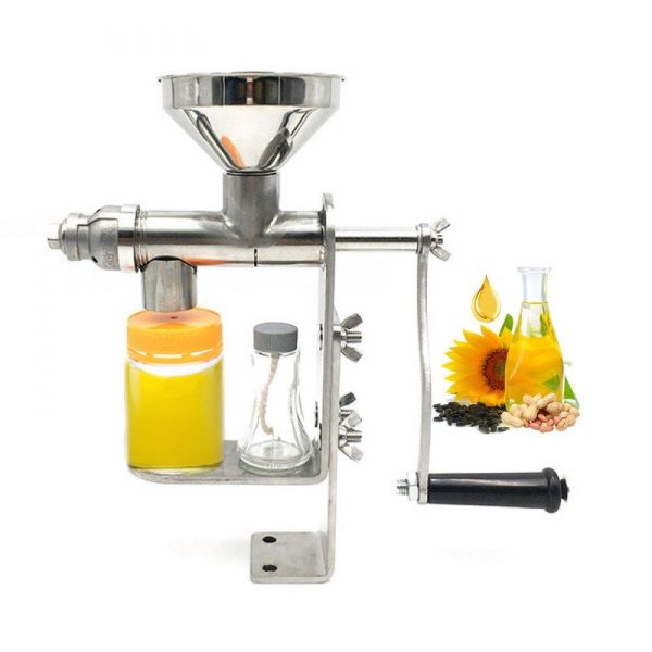 Food Preparation Equipment | Manual Oil Press Stainless Steel Oil Press Machine Nut and Seed Oil Press Household Food Preparation Equipment Food Preparation Equipment