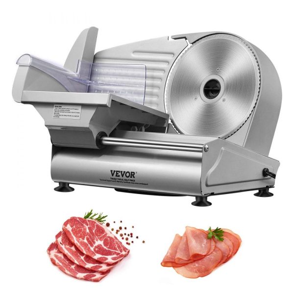 Food Preparation Equipment | Meat Slicer, 180W Electric Deli Food Slicer with 7.5″ SUS420 Stainless Steel Blade and Blade Guard, 0 – 0.6 inch Adjustable Thickness for Home Use, Easy to Clean, Cut Meat, Bread, Ham and Cheese Food Preparation Equipment Food Preparation Equipment