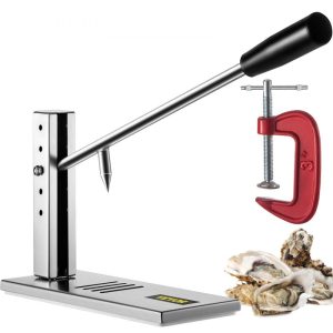 Food Preparation Equipment | Stainless Steel Oyster Shucker Tool Set, Clam Opener Machine with G-Clip for Easy Operation, Solid Option for Hotel Buffets or Gift Food Preparation Equipment Food Preparation Equipment