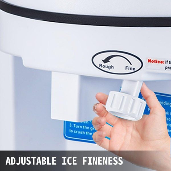 Refrigeration & Ice Equipment | 110V Commercial Ice Shaver Crusher 1100LBS/H with 17.6 LBS Hopper, 350W Tabletop Electric Snow Cone Maker 320 RPM Rotate Speed Perfect For Parties Events Snack Bar Refrigeration & Ice Equipment Refrigeration & Ice Equipment