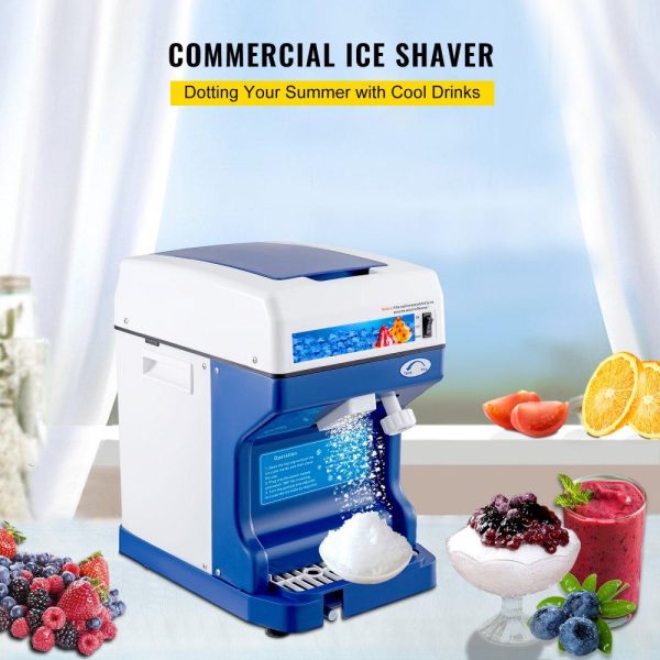 Refrigeration & Ice Equipment | 110V Electric Shaved Ice Machine 250W Snow Cone Maker Tabletop w/Adjustable Ice Texture, Ice Shaving Machine 265LBs/hr for Home and Commerical Use Refrigeration & Ice Equipment Refrigeration & Ice Equipment