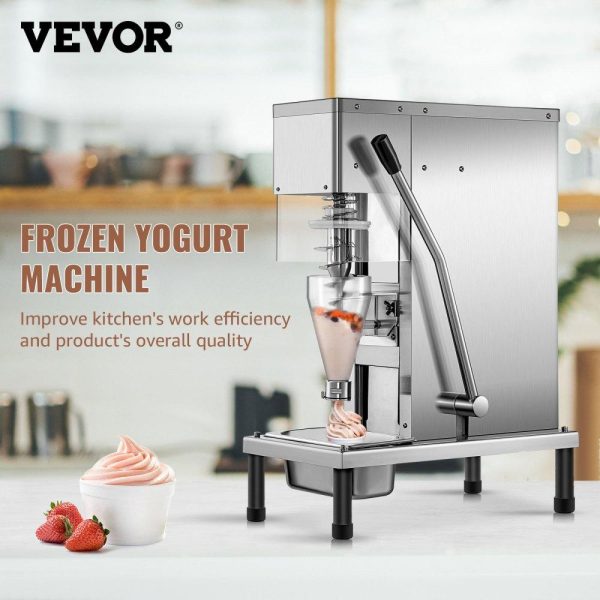 Refrigeration & Ice Equipment | 110V Frozen Yogurt Blending Machine 750W, Yogurt Milkshake Ice Cream Mixing Machine 304 Stainless Steel Construction, Professional Commercial Kitchen Equipment Refrigeration & Ice Equipment Refrigeration & Ice Equipment