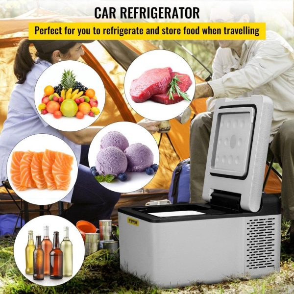 Refrigeration & Ice Equipment | 12 Volt Refrigerator 10 Qt, Portable Mini Freezer (-4℉~68℉) W/APP Control Car Compressor Fridge Cooler 12V/24V DC and 110-220V AC For Camping, Road Trip, Travel, Outdoor and Home Refrigeration & Ice Equipment Refrigeration & Ice Equipment