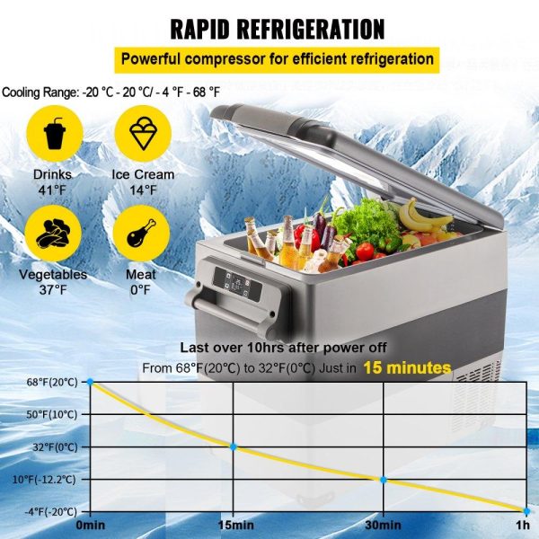 Refrigeration & Ice Equipment | 12 Volt Refrigerator, 58 Quart Car Refrigerator, Dual Zone Portable Refrigerator,RV Refrigerator with 12/24V DC and 110-240V AC, Freezer Fridge Cooler, for Car, RV, Camping and Home Use Refrigeration & Ice Equipment Refrigeration & Ice Equipment